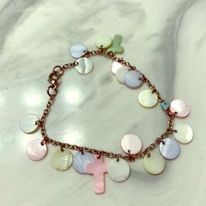 Pastel Cross Bracelet